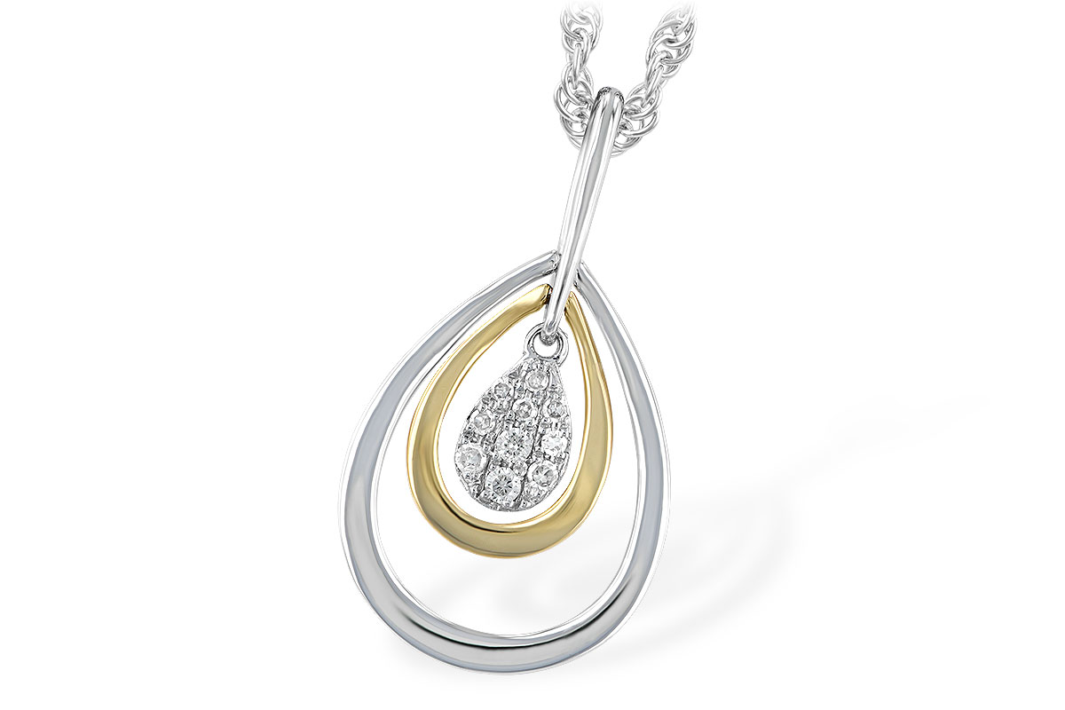 C220-22453: NECKLACE .04 TW