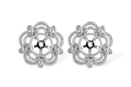 C222-04271: EARRING JACKETS .16 TW (FOR 0.75-1.50 CT TW STUDS)