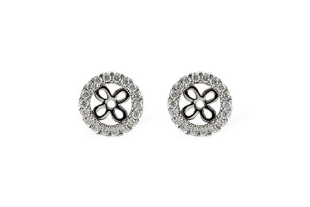 C223-86017: EARRING JACKETS .24 TW (FOR 0.75-1.00 CT TW STUDS)