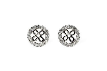 C223-86017: EARRING JACKETS .24 TW (FOR 0.75-1.00 CT TW STUDS)