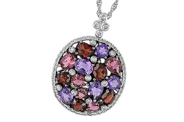 C223-86989: NECK 2.49 SEMI-PRECIOUS 2.78 TGW