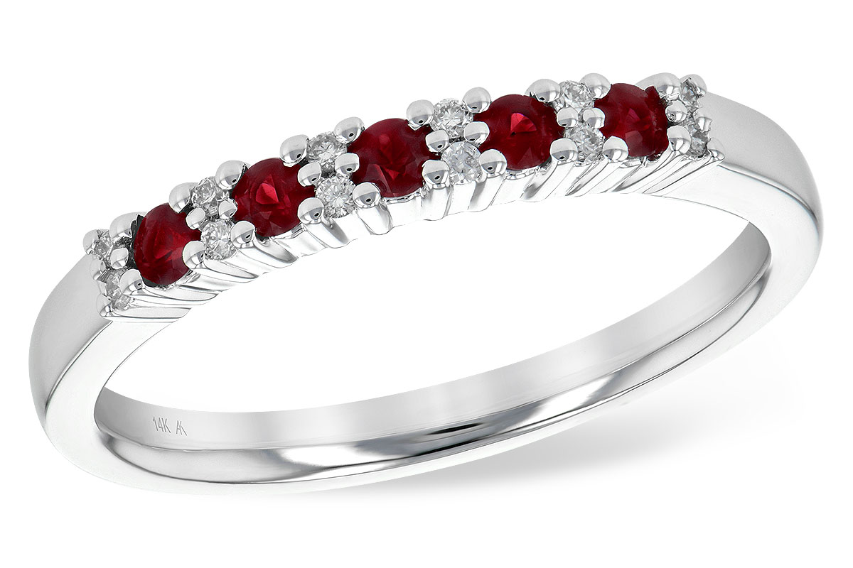 C226-56089: LDS WED RG .22 RUBY .29 TGW