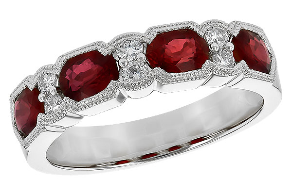 C226-56980: LDS WED RG 1.66 RUBY 1.84 TGW (5x4MM RUBY)