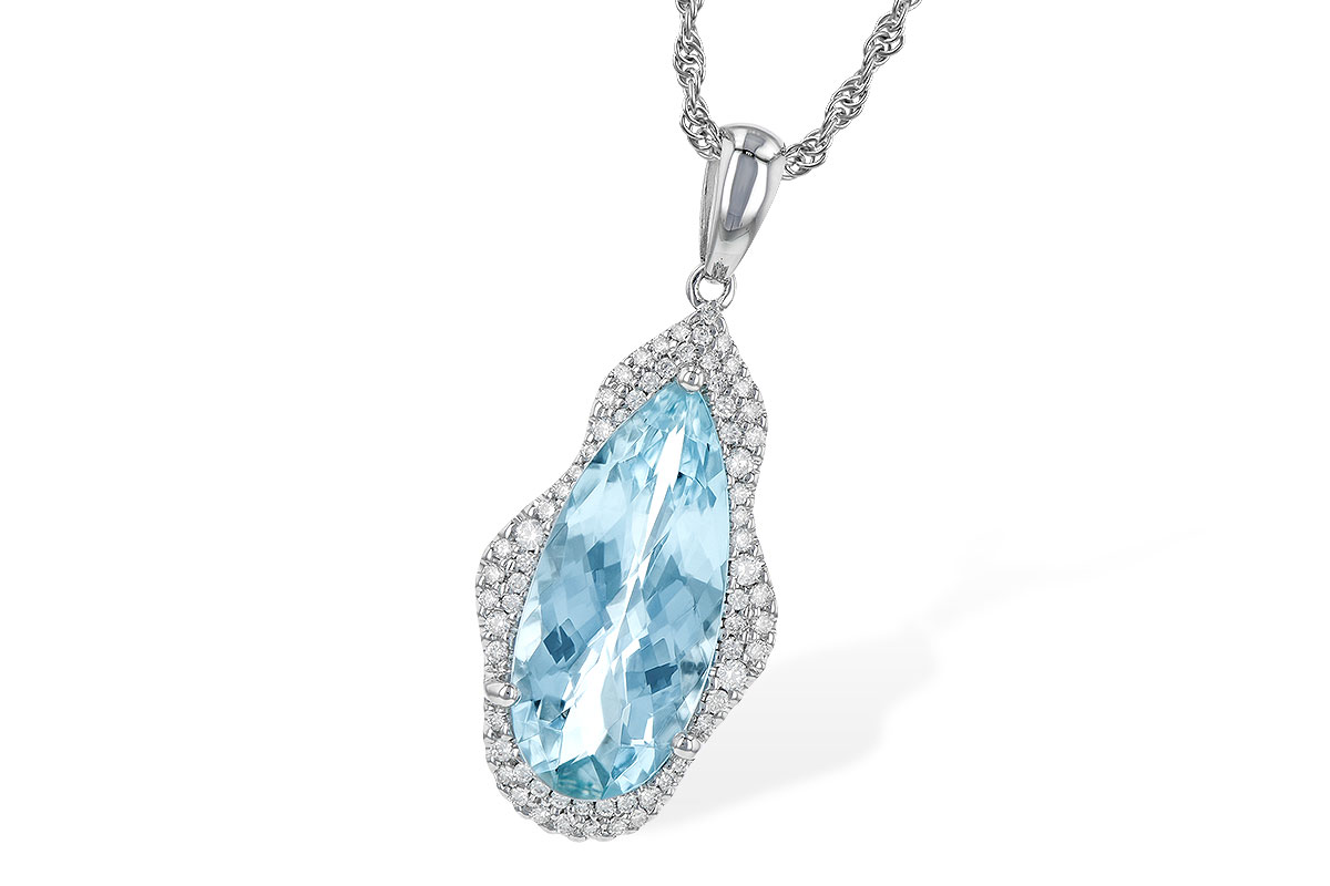 C226-60580: NECK 3.97 AQUAMARINE 4.20 TGW