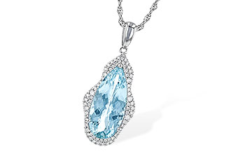 C226-60580: NECK 3.97 AQUAMARINE 4.20 TGW