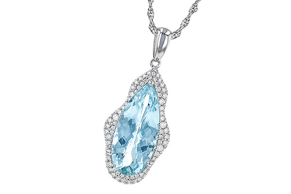 C226-60580: NECK 3.97 AQUAMARINE 4.20 TGW