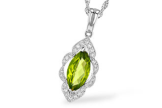 C226-60617: NECK .94 PERIDOT 1.05 TGW