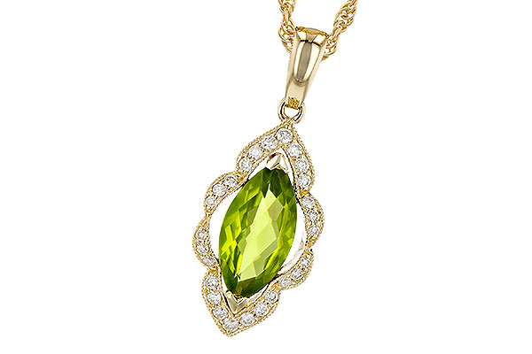 C226-60617: NECK .94 PERIDOT 1.05 TGW