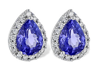 C226-60626: EARR 1.15 TW TANZANITE 1.32 TGW