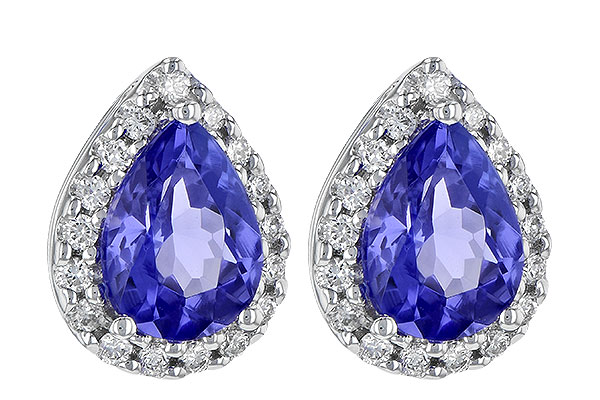 C226-60626: EARR 1.15 TW TANZANITE 1.32 TGW