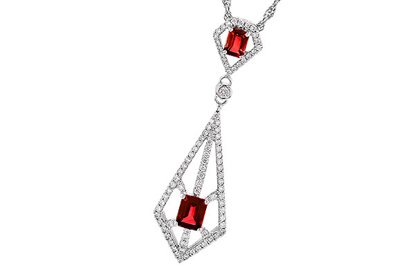 C309-31517: NECK .63 TW RUBY .93 TGW