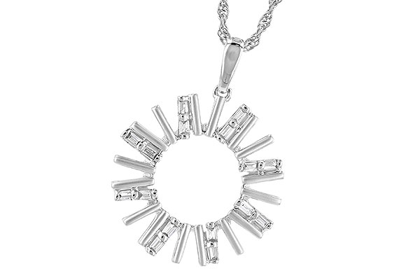 C309-32426: NECK .14 TW BAGUETTES