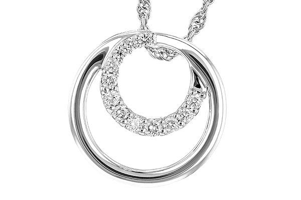 C309-34244: NECKLACE .15 TW
