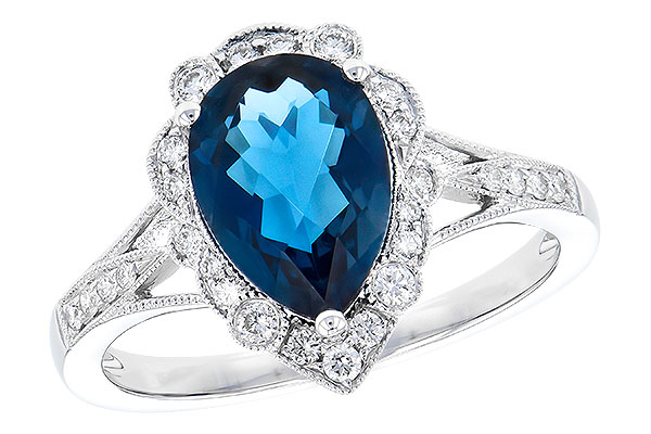 C309-34262: LDS RG 2.25 LONDON BLUE TOPAZ 2.47 TGW (10x7 PS)