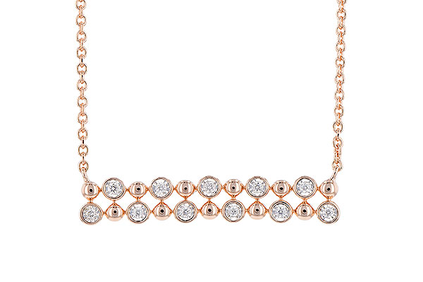 C309-35126: NECKLACE .12 TW