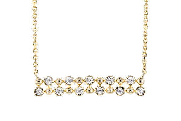 C309-35126: NECKLACE .12 TW