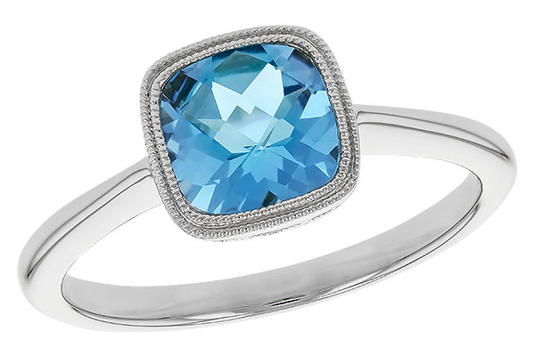 C310-25098: LDS RG 1.45 CT SWISS BLUE TOPAZ