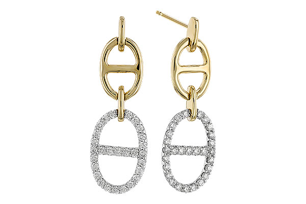 C310-26944: EARRINGS .36 TW