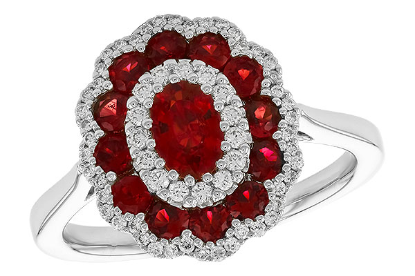 C310-26989: LDS RG 1.29 TW RUBY 1.52 TGW (6x4 MM RUBY)