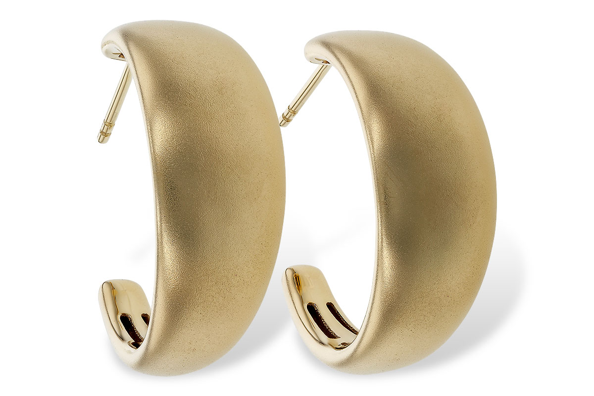 C311-11498: GOLD EARRINGS (24MM)