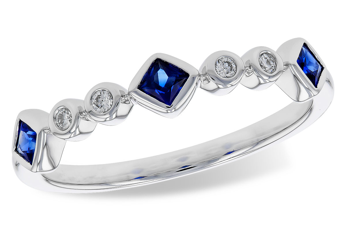 C311-14189: LDS WED RG .25 SAPPHIRE .30 TGW