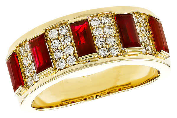 C311-14271: LDS WED RG 1.40 TW RUBY 1.69 TGW