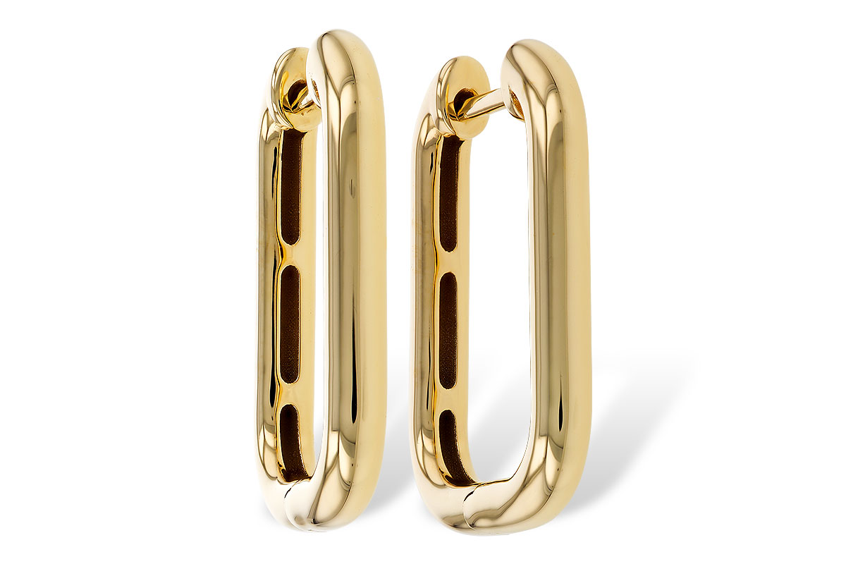 C311-16089: GOLD EARRINGS (23MM)