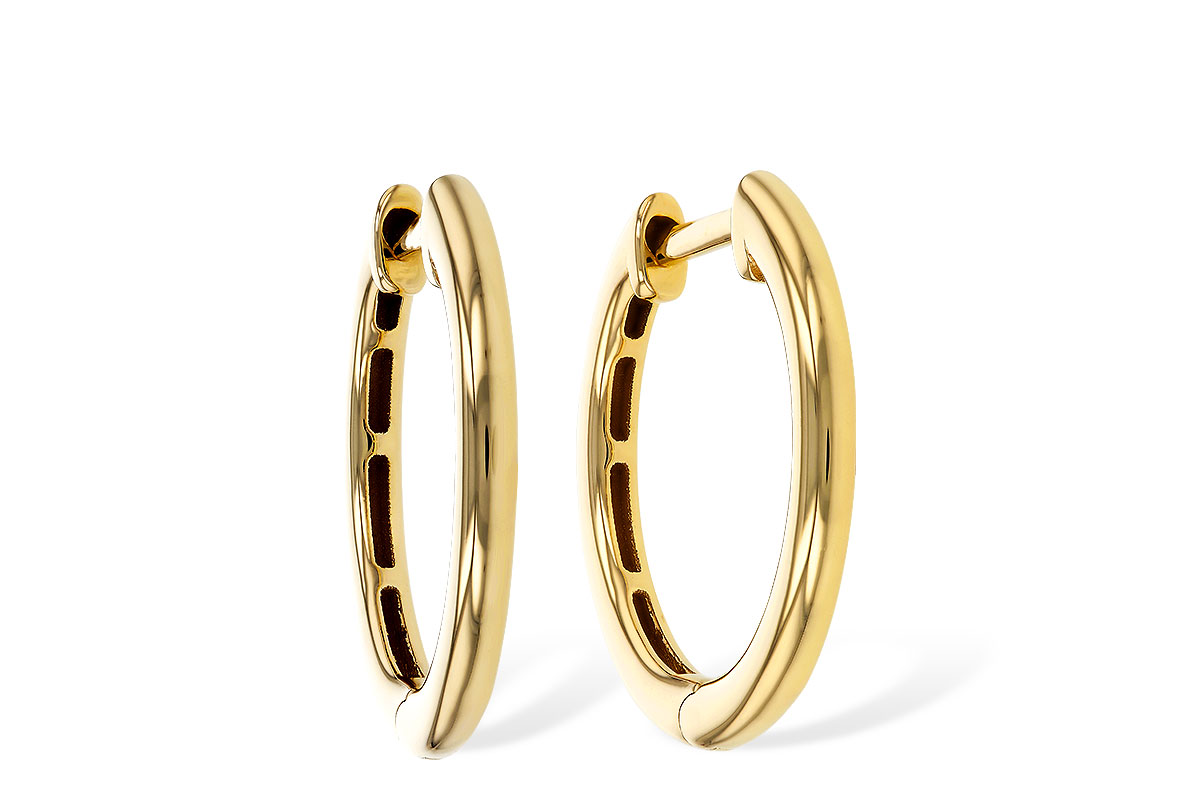 C311-16926: GOLD EARRINGS (16MM)