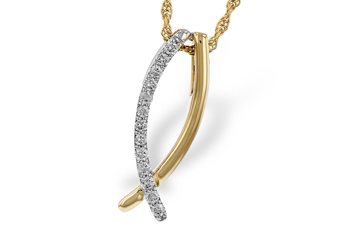 C311-16935: NECKLACE .25 TW