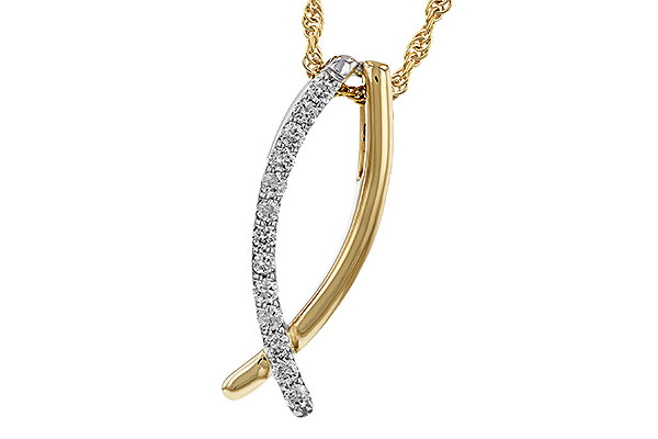 C311-16935: NECKLACE .25 TW