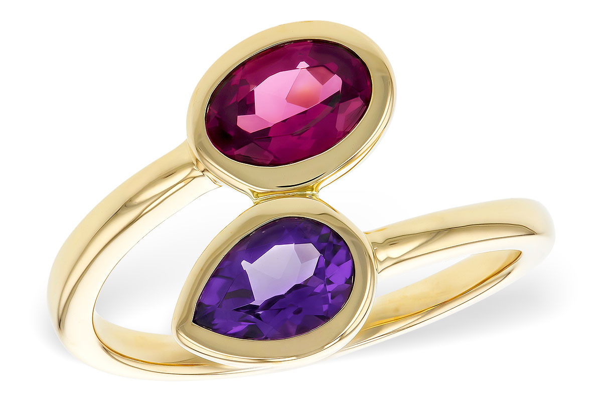 C311-17835: LDS RG 1.48 TW SEMI-PRECIOUS (AMY,RHODOLITE)