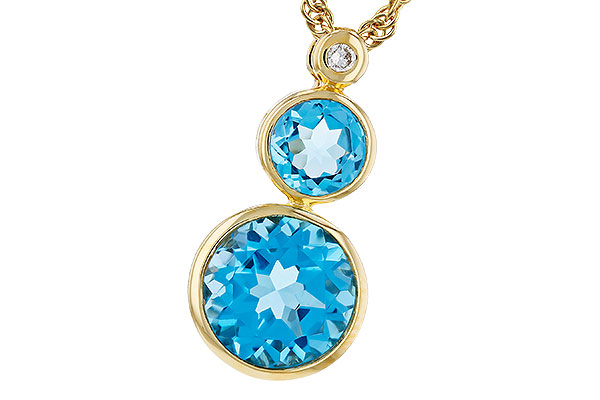 C312-00580: NECK 2.63 BLUE TOPAZ 2.65 TGW (5MM / 8MM BT)