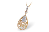 D221-09671: NECKLACE .20 TW