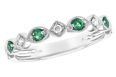 D221-16998: LDS WED RG .15 EMERALD .21 TGW