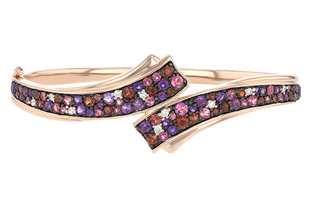 D224-79689: BANGLE 3.12 MULTI-COLOR 3.30 TGW (AMY,GT,PT)