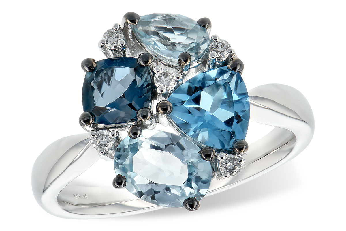 D225-65098: LDS RG 2.57 BLUE TOPAZ 2.65 TGW