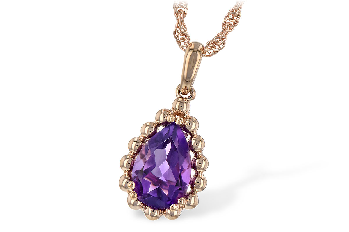 D225-67889: NECKLACE 1.06 CT AMETHYST