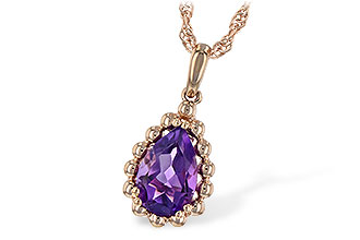 D225-67889: NECKLACE 1.06 CT AMETHYST