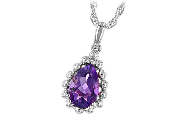 D225-67889: NECKLACE 1.06 CT AMETHYST