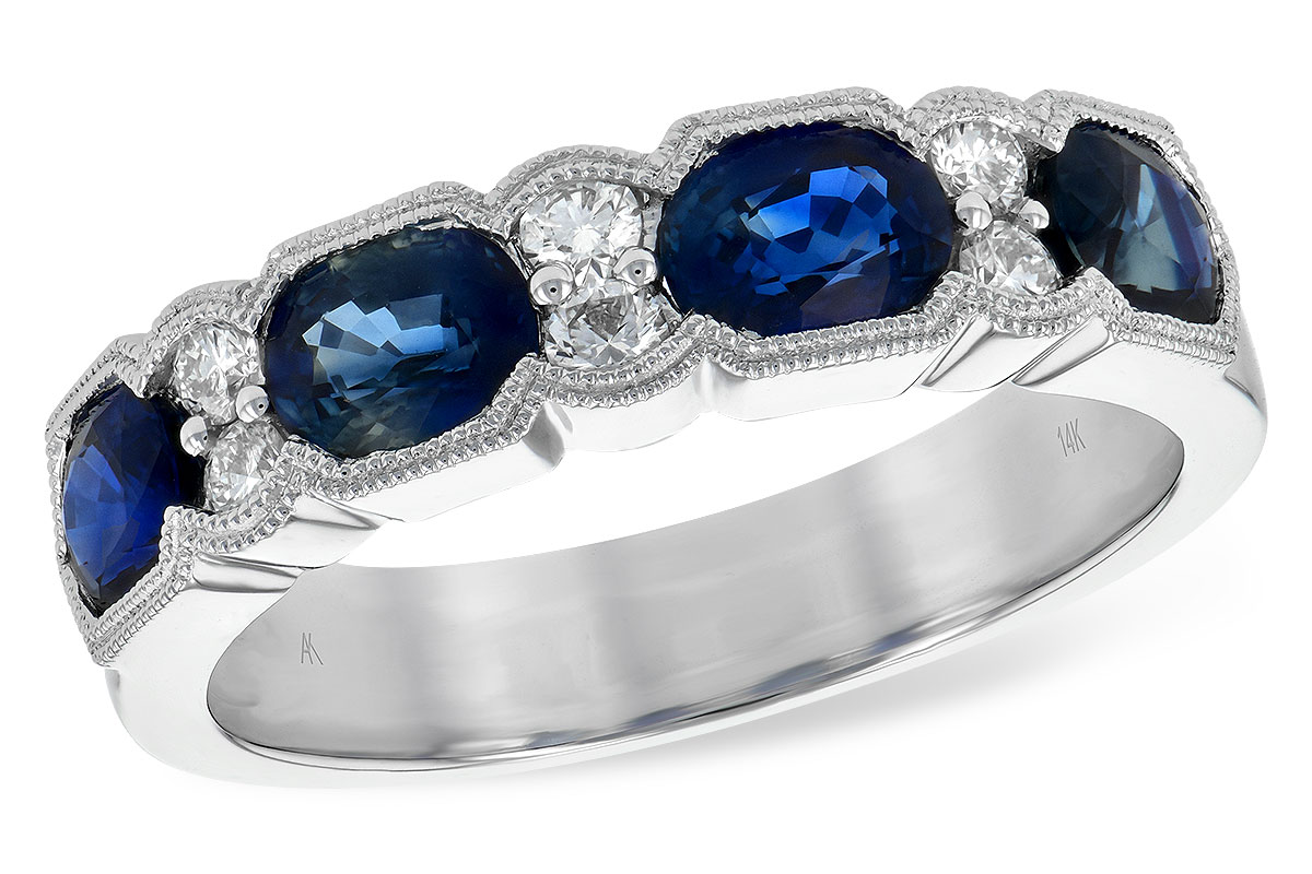 D225-72444: LDS WED RG 1.72 SAPPHIRE 1.90 TGW (5x4MM SAPP)