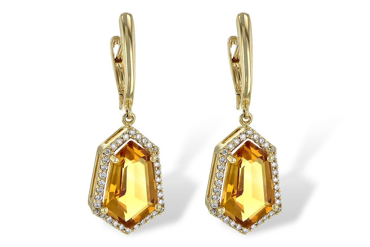 D226-56044: EARR 3.80 TW CITRINE 4.05 TGW