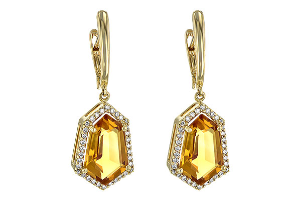 D226-56044: EARR 3.80 TW CITRINE 4.05 TGW