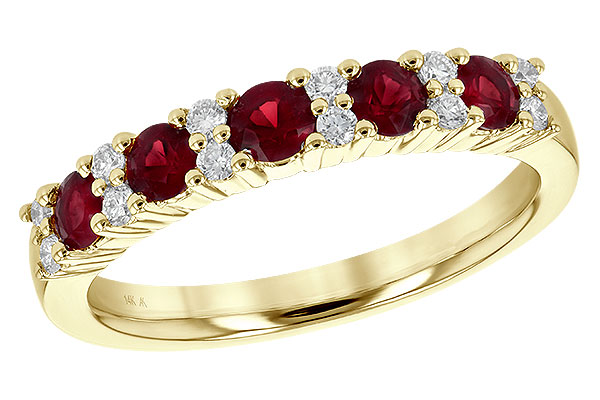 D226-56089: LDS WED RG .66 RUBY .83 TGW