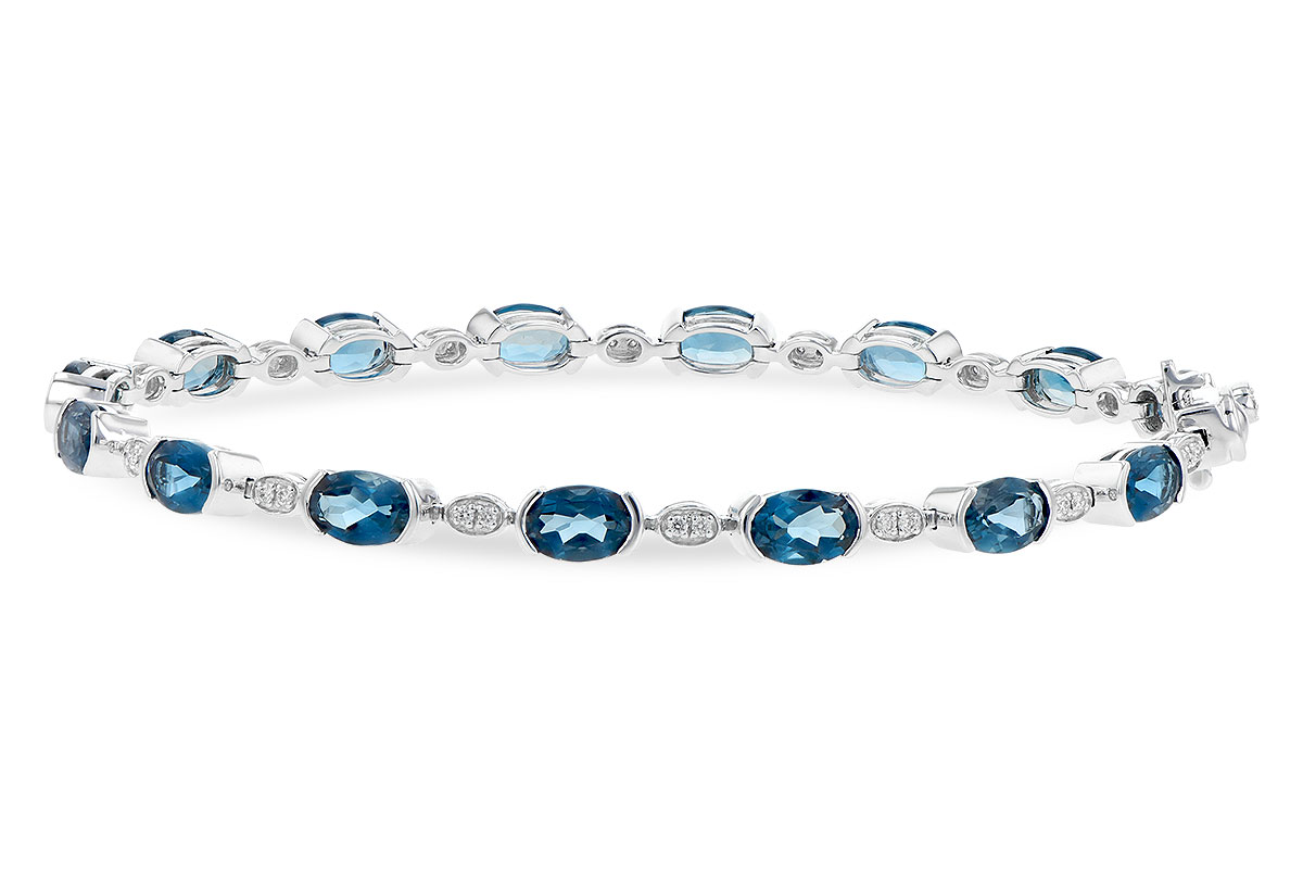 D226-60635: BRACELET 7.20 LONDON BLUE TOPAZ 7.36 TGW