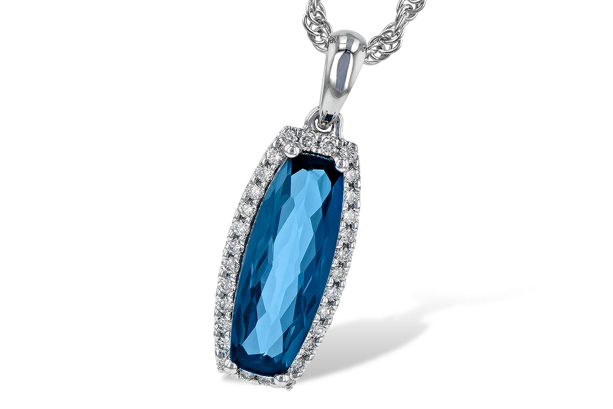 D226-62371: NECK 1.58 LONDON BLUE TOPAZ 1.70 TGW