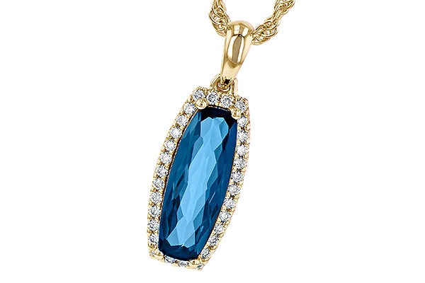 D226-62371: NECK 1.58 LONDON BLUE TOPAZ 1.70 TGW