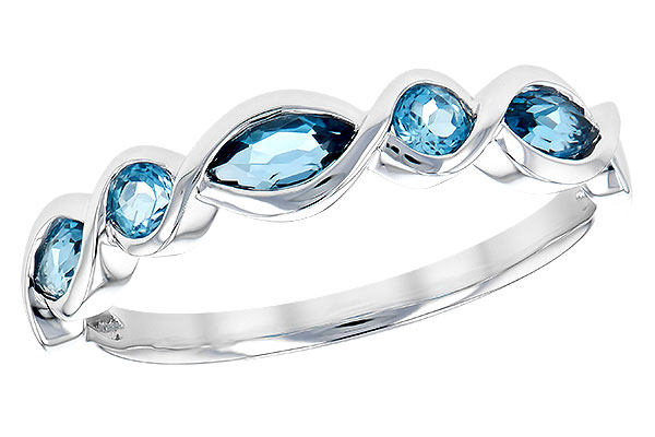 D309-30598: LDS RG .60 TW BLUE TOPAZ