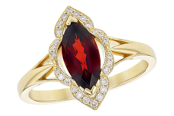 D309-35107: LDS RG 1.25 GARNET 1.36 TGW