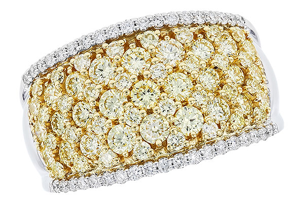 D310-21498: LDS DIA WED RG 1.53 YELLOW DIAS 1.75 TW