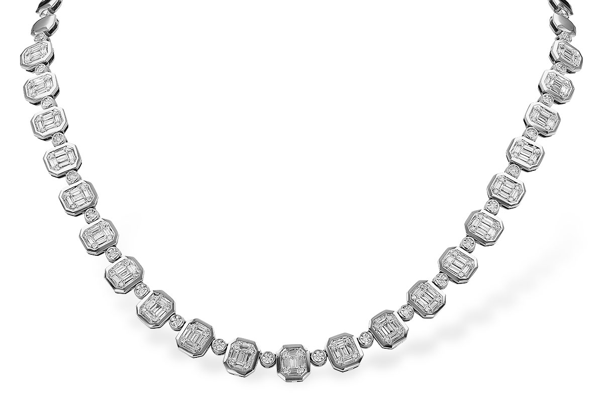 D311-09698: NECKLACE 1.39 BAG 1.80 TW (16")